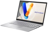 Asus VivoBook 14 (X1404VA) - 14" FullHD, Core i5-1335U, 8GB, 512GB SSD, DOS - Ezüst Laptop 3 év garanciával