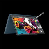 Lenovo Yoga 7 - 14" WUXGA OLED Touch 60Hz, Core Ultra 5-125H, 16GB, 512GB SSD, Microsoft Windows 11 Home - Zöld Átalakítható Laptop 3 év garanciával