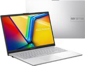 Asus VivoBook GO 15 E1504FA-L11982W - 15,6" FullHD OLED, Ryzen 5-7520U, 16GB, 1TB SSD, Microsoft Windows 11 Home - Ezüst Laptop