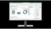 Lenovo ThinkVision P27q-30 Monitor (63A1GAT1EU) - 27" QHD (2560x1440),16:9, 1000:1, 350cd/m2, 4ms, HDMI, DisplayPort, DP-out, VESA,RJ45,5xUSB 3 év garancia, Fekete színben