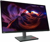 Lenovo ThinkVision P32P-30 Monitor (63D1RAT1EU) - 31.5" UHD (3840 x 2160),16:9, 1000:1, 350cd/m2, 4ms, HDMI, DisplayPort, DP-out, VESA, 3 év garancia, Fekete színben