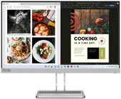 Lenovo ThinkVision S24i-40 Monitor (67A8KAC3EU) - 23.8" WLED FullHD (1920x1080),16:9, 300000:1, 250cd/m2, 4ms, HDMI, VGA, VESA, 3 év garancia, Fehér színben