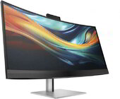 HP Pro 740pm Monitor (8Y2R2E9) - 39.7" WLED 5120x2160 ,21:9, 1000:1, 300cd/m2, 5ms, HDMI,VGA, VESA USB-C konferenciamonitor 2 év garancia, Ezüst színben