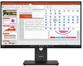Lenovo ThinkVision T27-40 Monitor (64A5MAT6EU) - 27" FHD, 1000:1, 300cd/m2, 4ms, HDMI, DisplayPort, VESA, 3 év garancia, Fekete színben