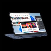 Lenovo IdeaPad 5 2-in-1 - 83KT0037HV 14" WUXGA Touch, AMD Ryzen AI 5 340 , 16GB, 512GB SSD, Microsoft Windows 11 Home - kék átalakítható Laptop 3 év garanciával