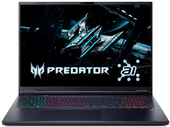 Acer Predator Helios Neo PHN18-72-7523 - 18" WQXGA, Core Ultra 7-255HX, 16GB, 1TB SSD, nVidia GeForce RTX 5070TI 12GB, DOS - Fekete Gamer Laptop 3 év garanciával