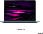 Lenovo Yoga Slim 7 83QS002AHV - 14" WUXGA, Ryzen AI 5-430, 16GB, 512GB SSD, Microsoft Windows 11 Home - Zöldeskék Laptop 3 év garanciával