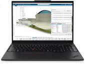 Lenovo Thinkpad P16s (Gen4) 21RX000XHV - 16" WUXGA, Ryzen AI 9 HX PRO-370 , 64GB, 2TB SSD, DOS - Fekete Üzleti Laptop 3 év garanciával
