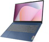 Lenovo IdeaPad Slim 3 82XM01BGHV - 15.6" FullHD, Ryzen 7-5825U, 16GB, 512GB SSD, DOS - Kék Laptop, Tápegység nélkül, 3 év garanciával