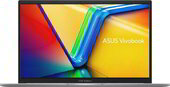 Asus VivoBook 15 (X1504MA-BQ221) - 15,6" FullHD, Core 7-350, 16GB, 512GB SSD, DOS - Ezüst Laptop 3 év garanciával