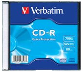 Verbatim CD-R 700 MB, 80min, 52x vékony tokban (DataLife)