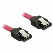 Delock Cable SATA 6 Gb/s 20cm straight/straight red
