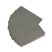 Zebra 500-PK PVC CARDS 30MIL SILVER