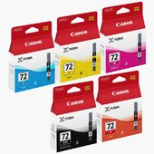 Canon PGI-72 tintapatron - matt fekete, cián, bíbor, sárga, piros
