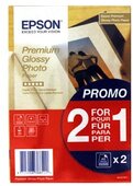 Epson Premium Glossy Photo Paper BOGOF-Promóció, 10x15, 255g/m2, 2x40 