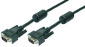 Logilink VGA kábel, 2x Ferrit HQ, 5m