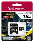 Transcend 16GB MicroSDHC Class10 U1 MLC Ultimate
