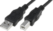 Assmann USB-A 2.0 M - USB-B 2.0 M Adapterkábel 5m - Fekete