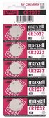 Maxell CR2032 gombelem (5db/csomag)