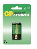 GP Greencell 9V, 1604G elem
