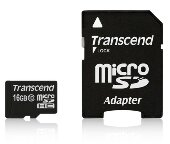 Transcend 16GB microSDHC Card Class 10