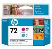 HP 72 magenta/ciánkék nyomtatófej