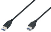 M-CAB 7001168 USB 3.0 aktív hosszabbító kábel 3m - Fekete