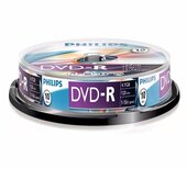 Philips DVD-R lemez Hengerdoboz 10 db