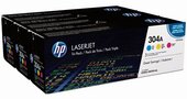 HP 304A toner 3db cián-sárga-magenta