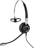 Jabra BIZ 2400 II USB Mono CC MS Headset - Fekete - Ezüst