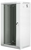 Lanberg 19" fali rack szekrény 22U 600x450mm - szürke