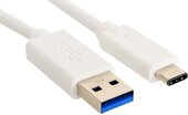 Sandberg 136-15 USB 3.1 Type-C M - USB3.0 M Adatkábel 1m Fehér