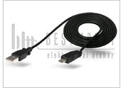 USB - micro USB adat- és töltőkábel 3 m-es vezetékkel - Startech USB Cable - fekete
