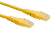 Roline UTP Cat6 patch kábel - Sárga - 0.5m