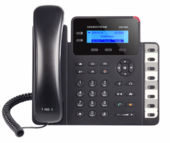 Grandstream GXP1628 2 vonalas VoIP telefon - Fekete