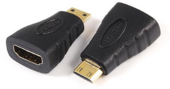 Sbox HDMI F - MINI HDMI M Adapter Fekete