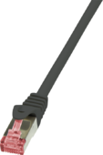 LogiLink CAT6 S/FTP Patch Cable PrimeLine AWG27 PIMF LSZH black 1,00m