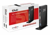 Club3D SenseVision USB 3.0 Dual Display Dokkoló állomás