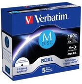 Verbatim M-DISC BDXL Nyomtatható Blu-Ray lemez Box 5 db