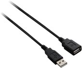 V7 USB 2.0 Aktív hosszabbító kábel 3m - Fekete