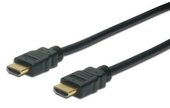 Assmann HDMI M - HDMI M Adapterkábel (Ethernet) Fekete 3m
