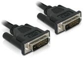 Delock DVI 24+1 kábel, 0.5m, apa/apa