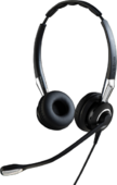 Jabra BIZ 2400 II QD Duo NC Wideband Balanced Headset - Fekete - Ezüst
