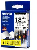 Brother TZE-S241 laminált P-touch szalag (18mm) Black on White - 8m