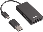 Hama 54141 kártyaolvasó ,USB HUB,OTG adapter