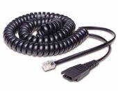 Jabra QD to RJ10, coiled, 0,5 - 2 meters, Siemens compatibility
