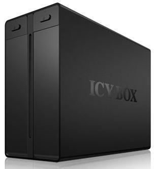 Icy Box külső HDD ház RAID System SATA HDD->USB3.0, fekete
