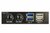 DeLock 62685 Ventilátor szabályzó előlapi panel - 3.5" Fekete