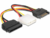Delock 65235 15 tűs SATA (apa) - 4 tűs Molex (anya) + 15 tűs