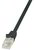 LogiLink CAT5e F/UTP Patch Cable AWG26 black 1,00m